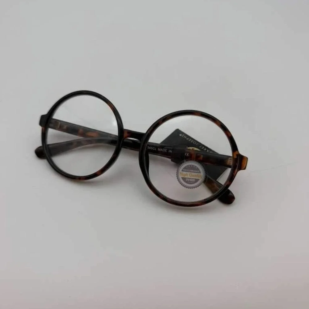 Margaret Josephs Round Tortoiseshell Eyeglasses Frame UV400 Vintage Unisex